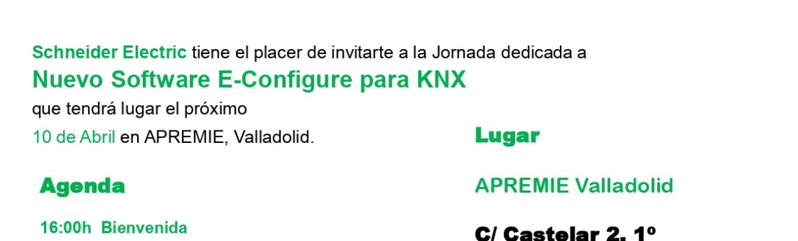 ¿Perdido con el nuevo Software E-Configure para KNX?