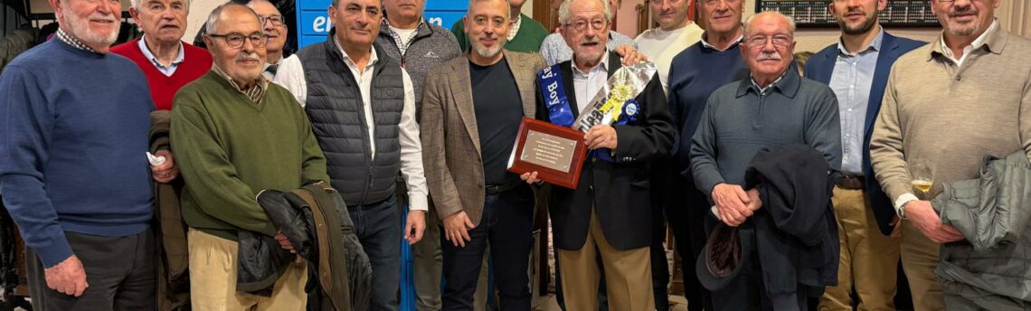 Pedro Herrero, presidente de honor de APREMIE, celebra su 90 cumpleaños.